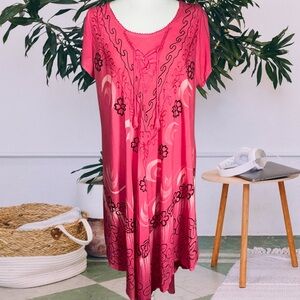 🏝️NWT🏝️Somya Collection Boho Lightweight Cover Up Dress